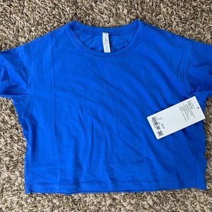 Lululemon Cates Tee Wild Bluebell (NWT, Size 2)